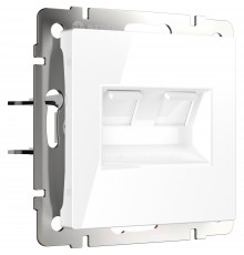 W1181101/ Розетка двойная Ethernet RJ-45 (белый)