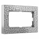 W0082406/ Рамка для двойной розетки Hammer (серебряный)