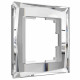 W0011220/ Рамка для розеток и выключателей werkel на 1 пост Diamant (зеркальный)